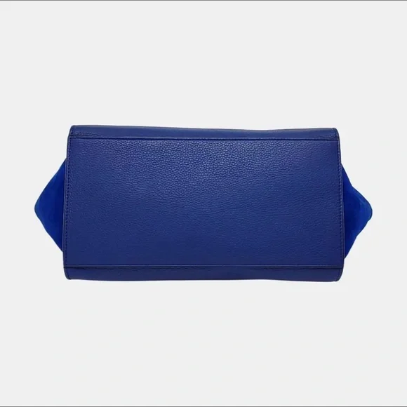 Céline Trapeze Bag – Royal Blue Calfskin & Suede – Gently Used - Picture 4 of 7